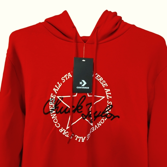 New Red Converse Hoodie New with tag.  Hoodie is 2X in size. - Picture 3 of 5